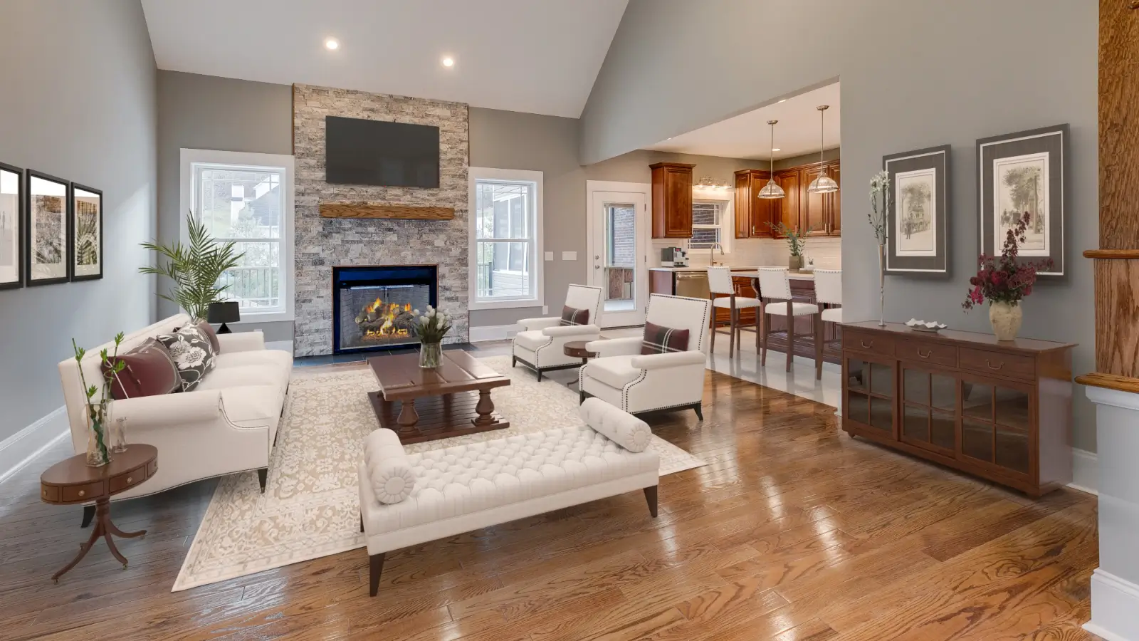 Living room · Traditional