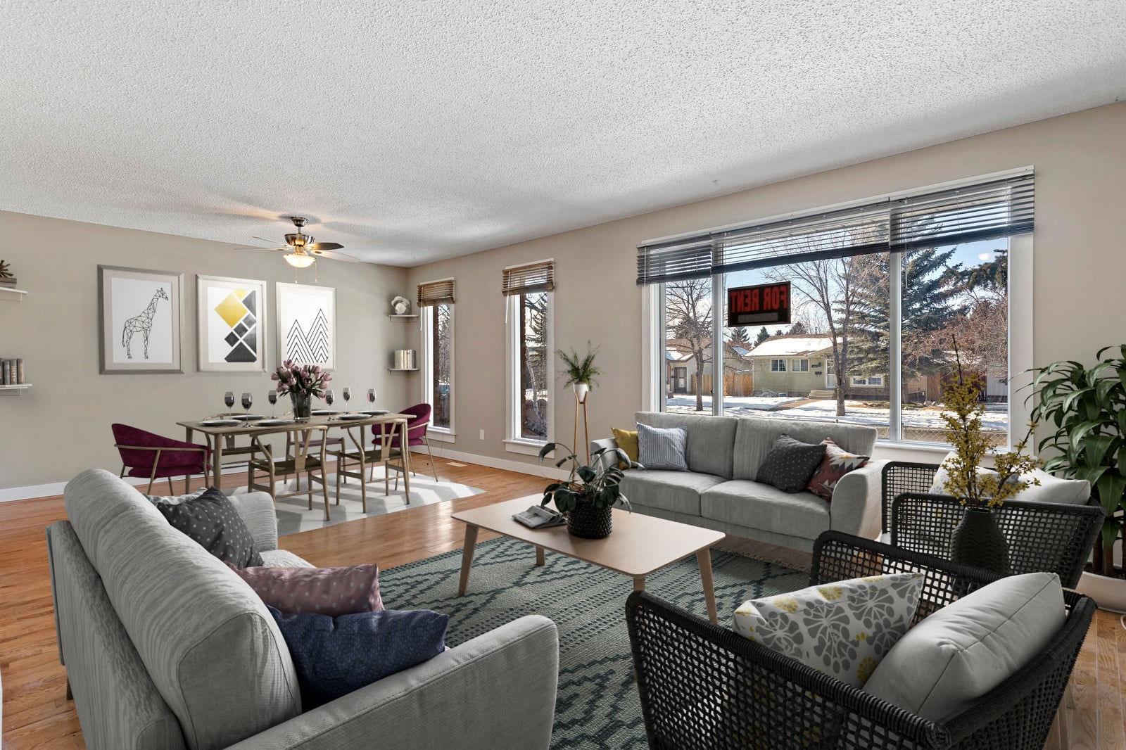 Example of a home showcasing how much does virtual staging cost.