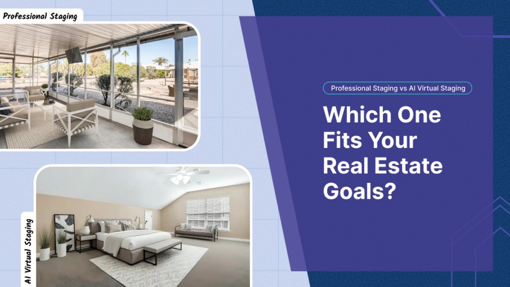 Professional Staging vs. AI Virtual Staging: Which One Fits Your Real Estate Goals?